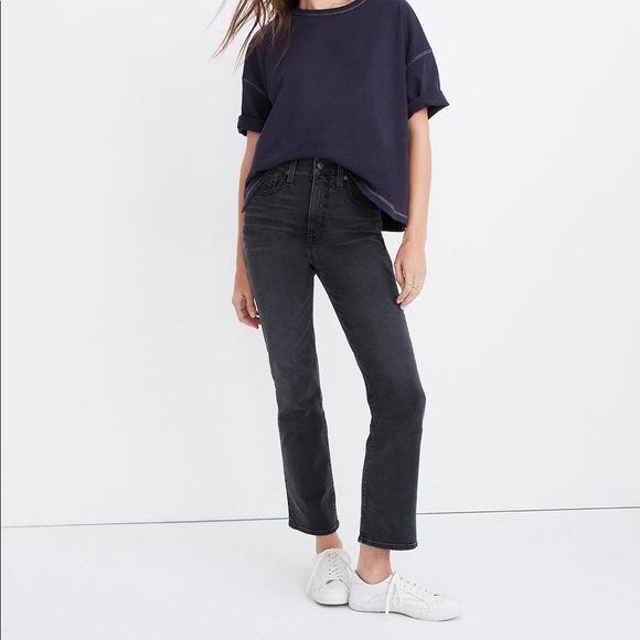 Madewell Denim - Madewell Slim Demi-Boot Jeans in Harlocke Wash size 28